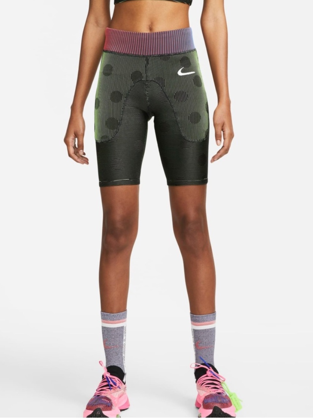 Nike x Off-White Collab (Limited Release) Women's Tight Shorts 2021 SZ SM - Picture 6 of 16